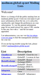 Mobile Screenshot of mailman.global-sp.net
